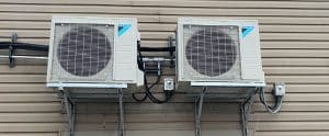 outdoor heat pump system