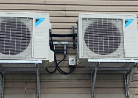 outdoor heat pump system